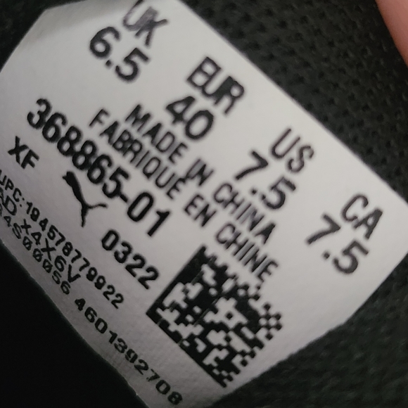 Men's Puma Anzarun Grid 'Black' sneakers - Picture 5 of 8